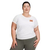 USC Trojans Women's lululemon White Swiftly Tech 2.0 Top